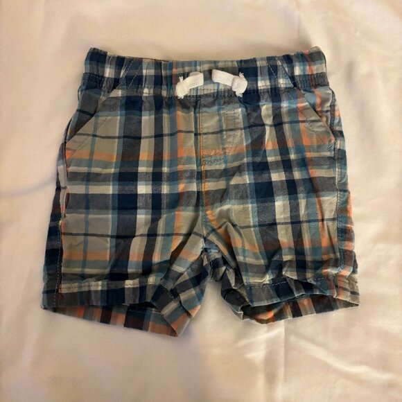 jumping beans Other - Jumping Beans 18 months boys blue, orange & white shorts w/elastic waist